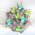 Lively Flying Metal Humming Bird Wall Decoration